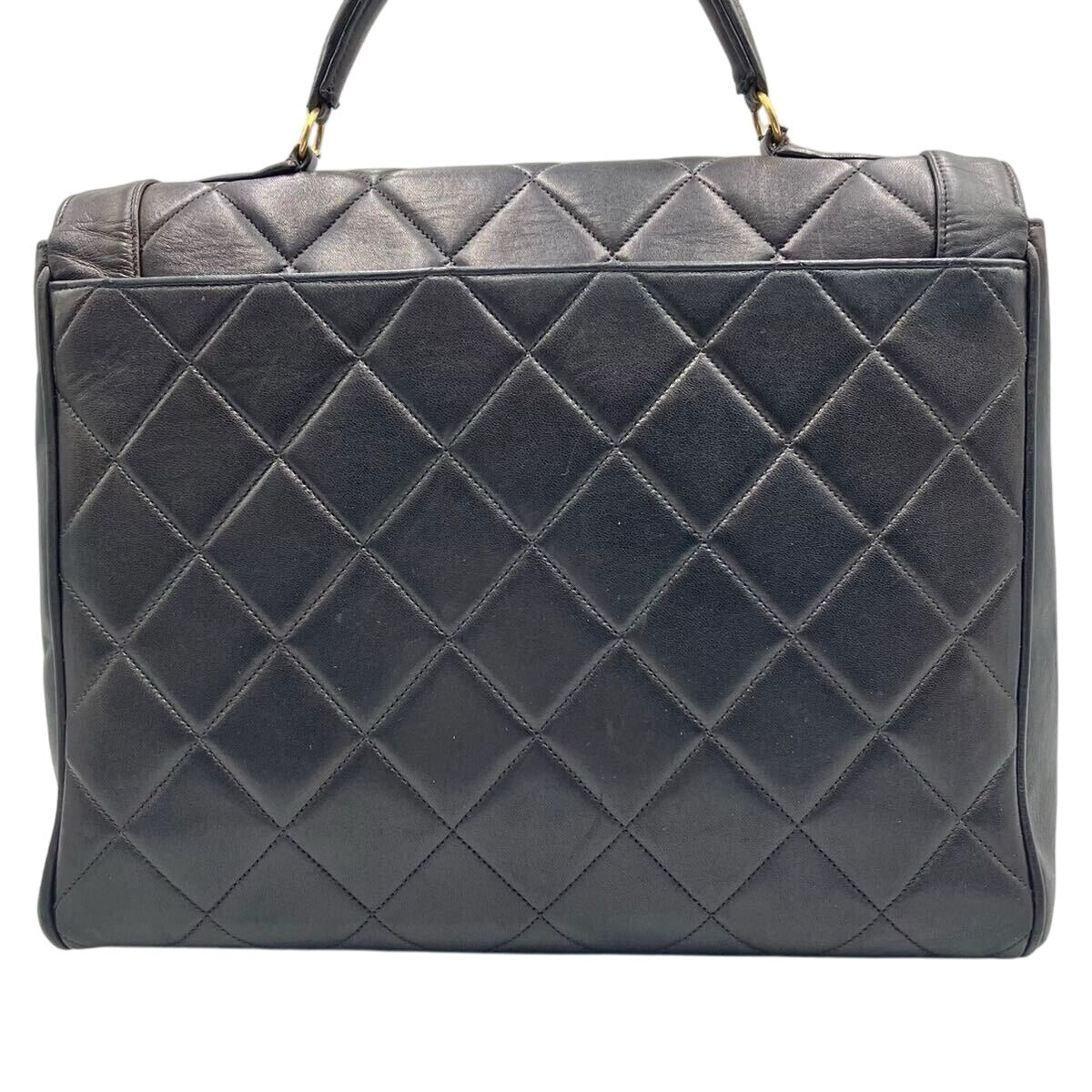 CHANEL Briefcase Business Bag 24K Vintage Lambskin Top Handle Handbag