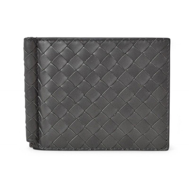 Bottega Veneta Wallet Money Clip Bottega Veneta Fold Wallet Calf 123180 Gunmetal
