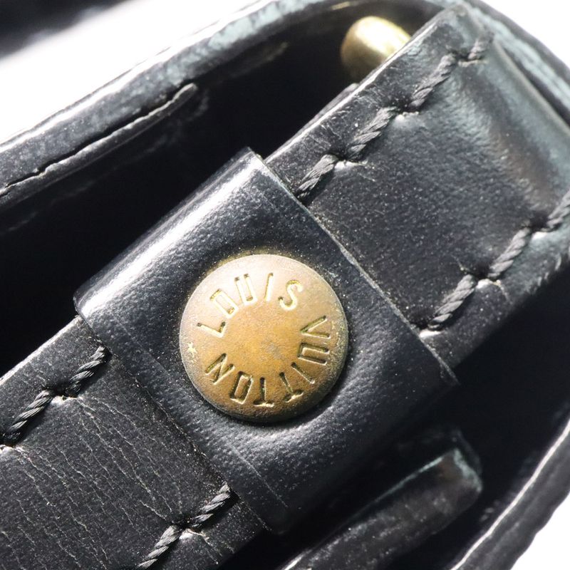 Louis Vuitton Epi Pochette Serie Dragonne M52612 Noir Black Second Bag