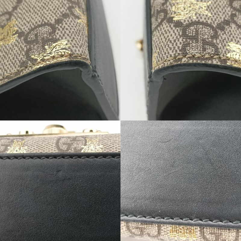 Gucci Padlock Beige And Black PVC Coated Canvas 409487 A030968460