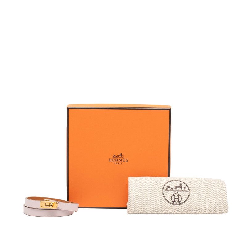 Hermes Mini Kelly Dubreuil Mauve Pearl Gold Hardware Vorsift Women's Hermes