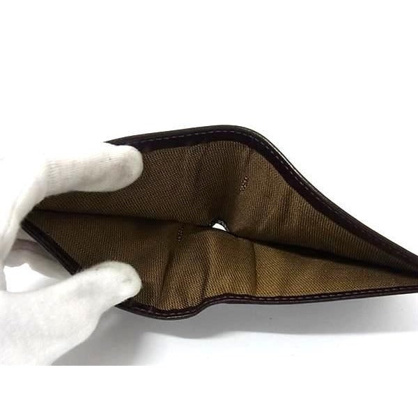 Fendi Wallet Zucca 099 Brown Leather Canvas Bifold — view 5