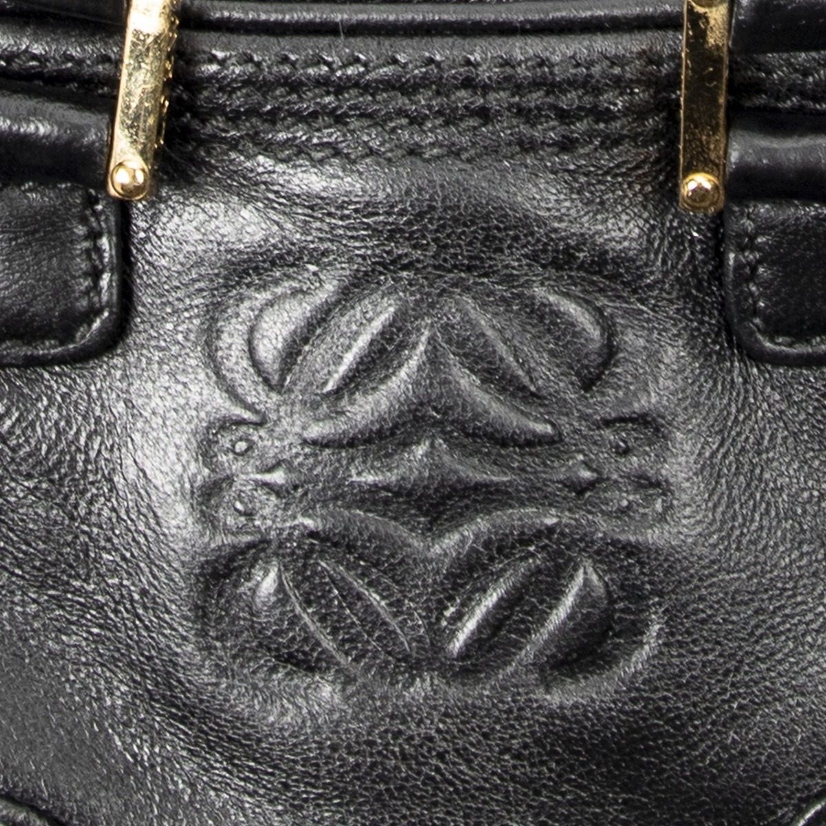 Loewe Micro Amazona Crossbody Black Calfskin Leather — view 10