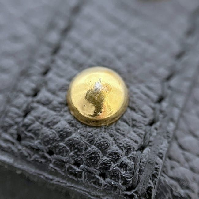 Yves Saint Laurent Coin Case Black Coin Purse Excellent Condition Leather