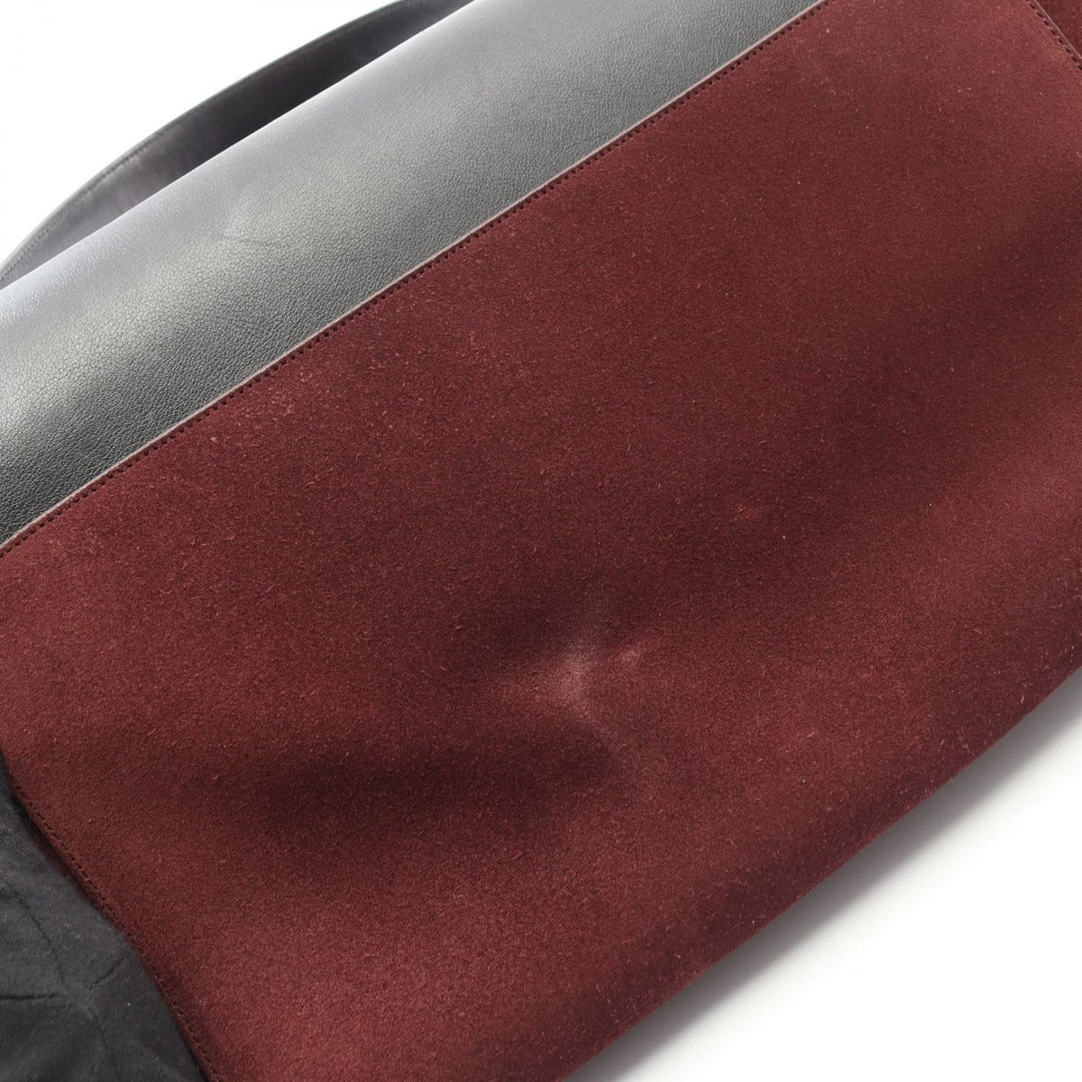 Saint Laurent Paris Handbag Sac Music Red Suede Leather 2-Way — view 10
