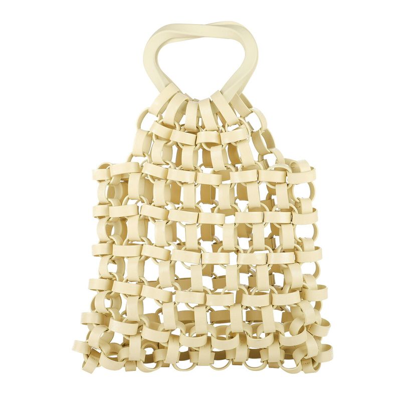 Bottega Veneta Handbag Leather Chain BAG White