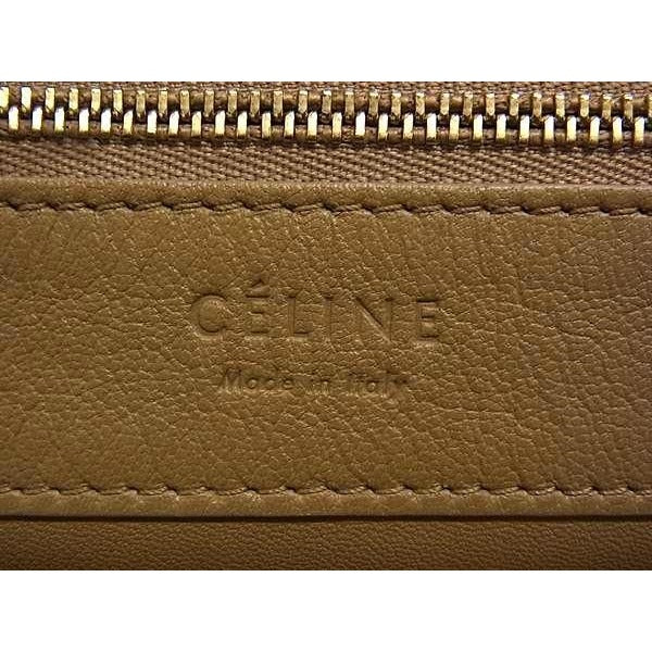 Celine Tote Bag Cabas 16440 Red And Beige Leather Women Bicolor — view 6