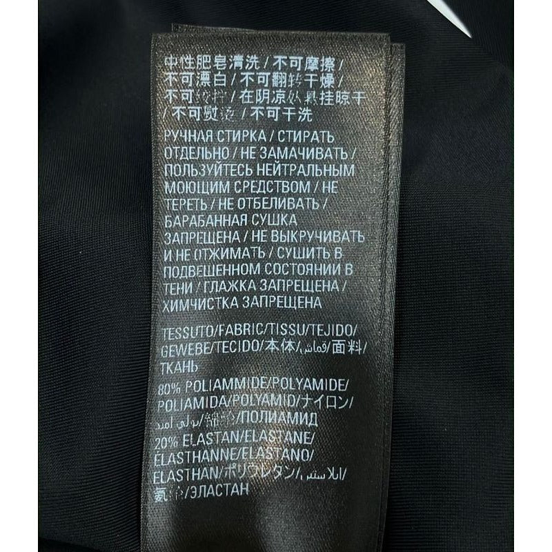 Balenciaga Adidas Short Sleeve T-Shirt Mock Neck Rear Zip Up SIZE 34 — view 5