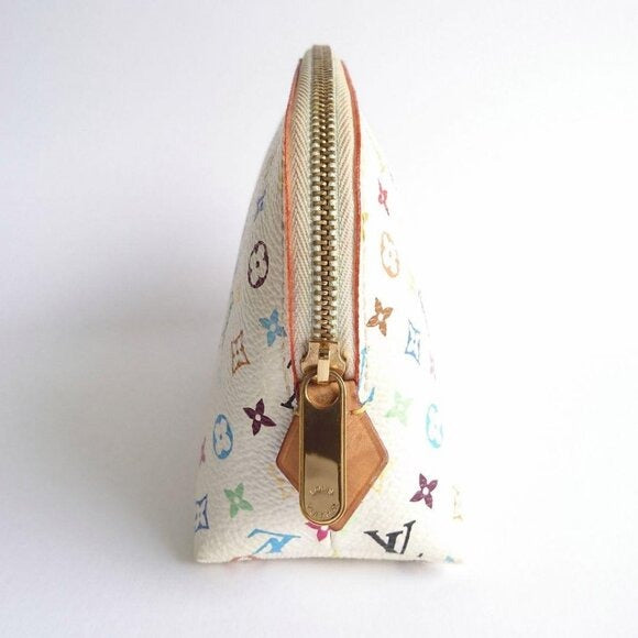 Louis Vuitton Multicolor Cosmetic Vanity Makeup Pochette Pouch Bag Y2K