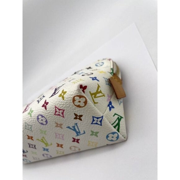 Louis Vuitton Multicolor Cosmetic Vanity Makeup Pochette Pouch Bag Y2K