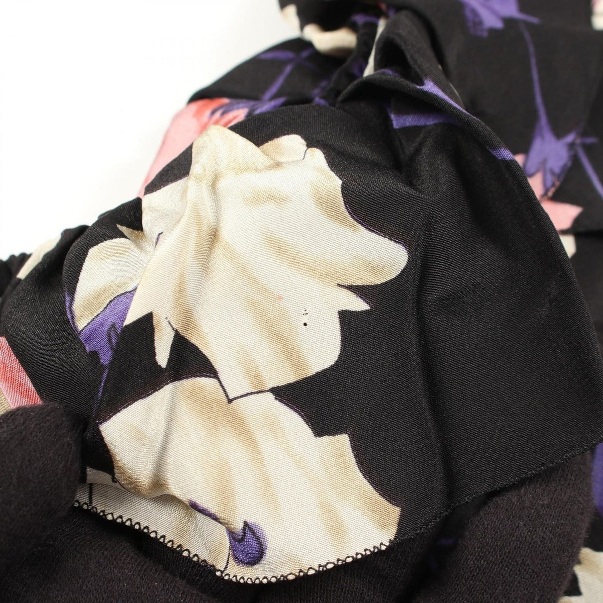 Prada Dress Silk Black 42 Multicolor — view 6