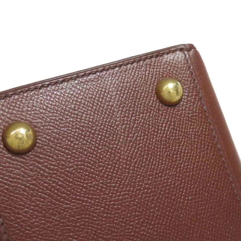 Hermes Dalvi Gold Hardware Handbag Courchevel Women