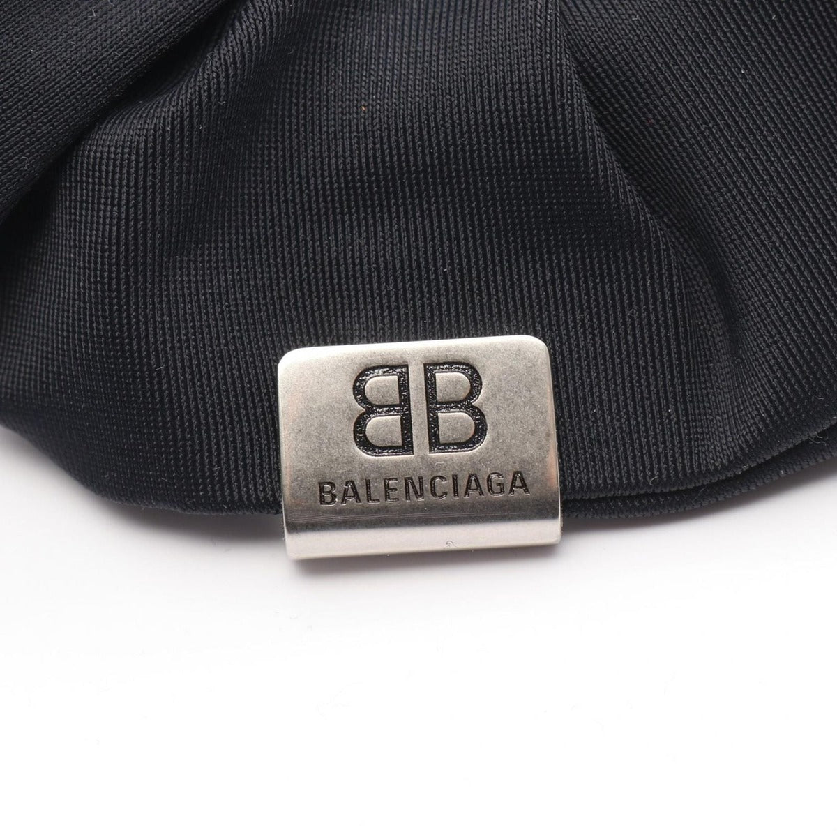 Balenciaga BB Logo Tzp6 I1086 Black Other Scrunchie New — view 5