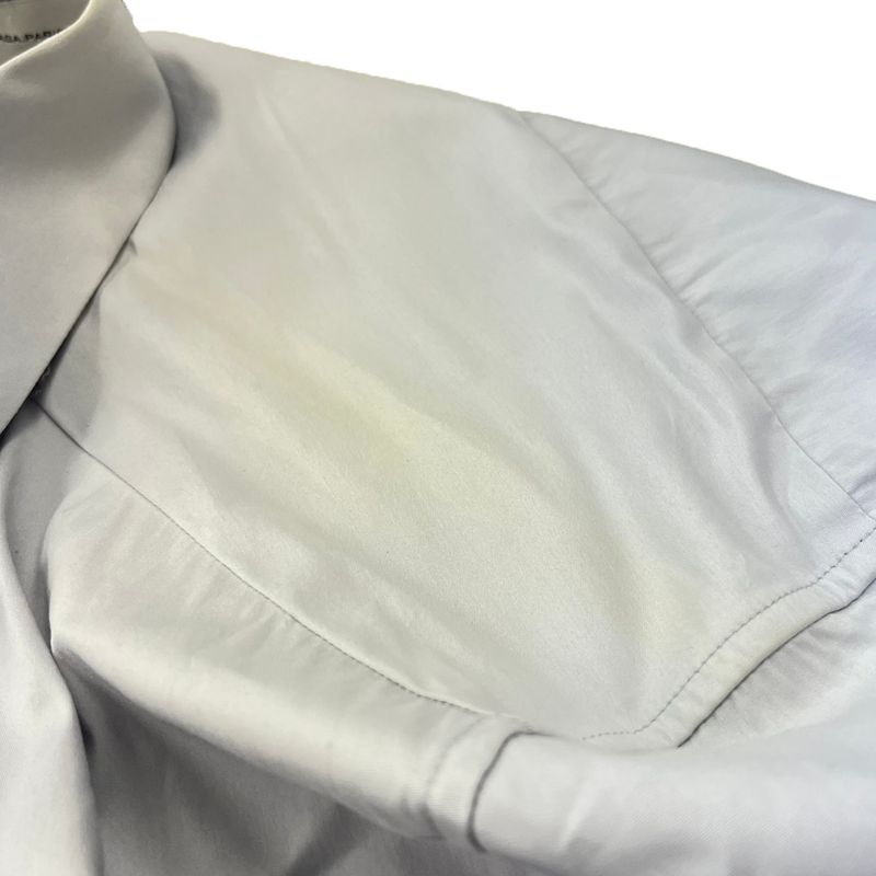 Balenciaga Cotton Stretch Dress Shirt Grayish 38