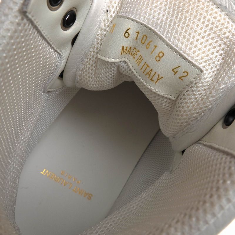 Saint Laurent/Yves Saint Laurent Shoes Sneakers Shoes High-Cut Men Leather