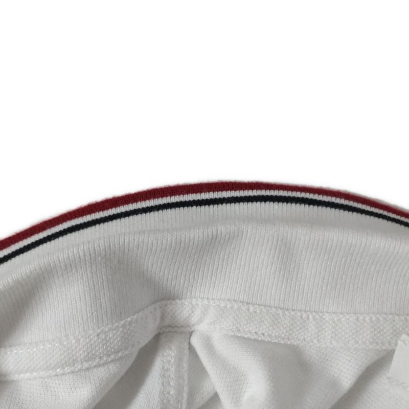 Prada Short Sleeve Polo Shirt Size M Men's - White X Red X Black