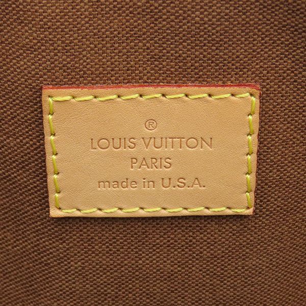 Louis Vuitton Handbag Tivoli GM Monogram Canvas Monogram Gold Hardware Brown
