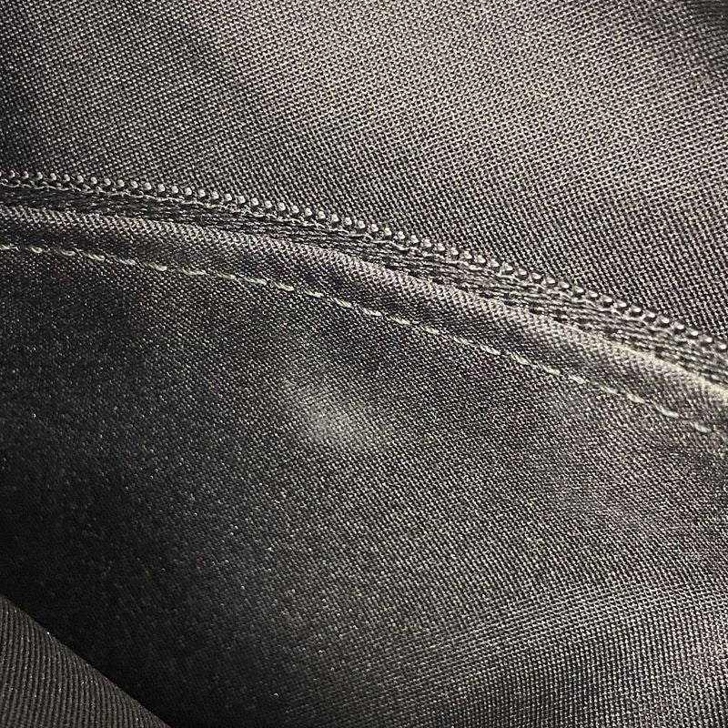 Gucci Shoulder Bag GG Canvas 001 3386 Canvas Black Silver Hardware Women