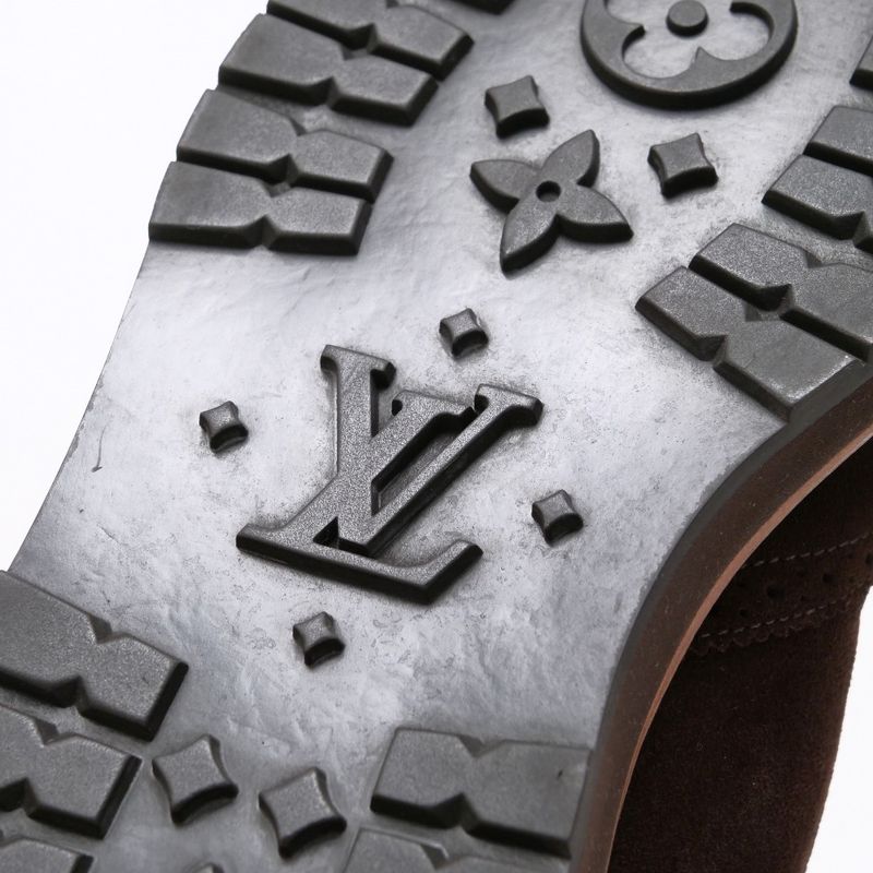 Louis Vuitton Boots Size 6 LV Logo Suede Ankle Chukka Boots Shoes 20250514