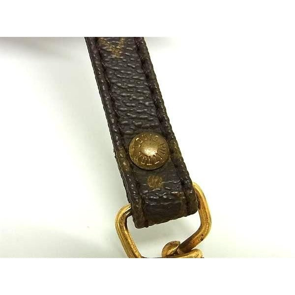 Louis Vuitton Monogram Bag Shoulder Strap Crossbody Brown Da7041 — view 4