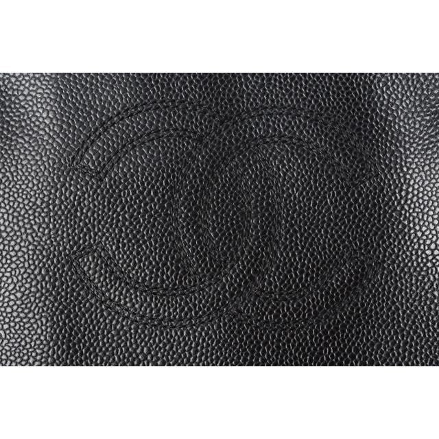 Chanel Shoulder Bag Tote Bag A4 Caviar Skin Black