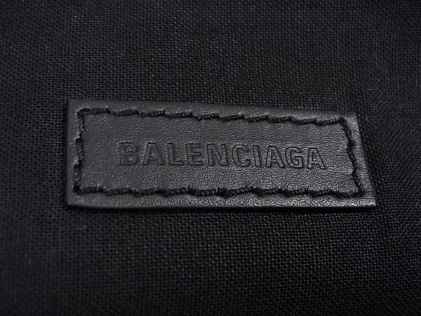 Balenciaga 373840 Canvas And Leather Clutch Bag Second Bag Ivory And Black