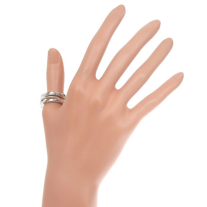 Bvlgari Bulgari B-zero1 Legend Ring 18K White Gold 750 White Gold #65 Equivalent