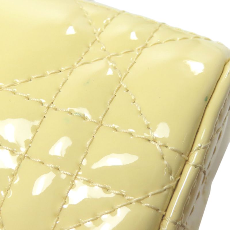 Christian DIOR Micro Vanity Mini Bag 2WAY Handbag Enamel Women