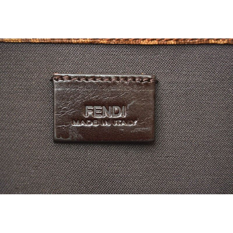 Fendi Wallet Yg1 Zucca Pattern Beige Brown — view 9