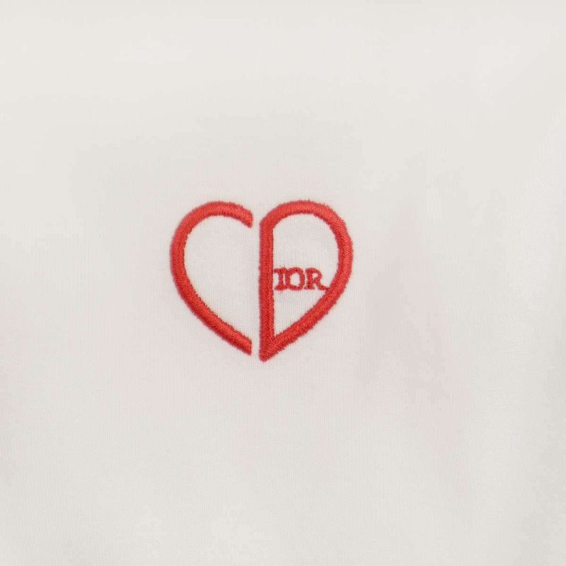 Dior 24ss CD Heart Tee T-Shirt 493j696e0677 White XL