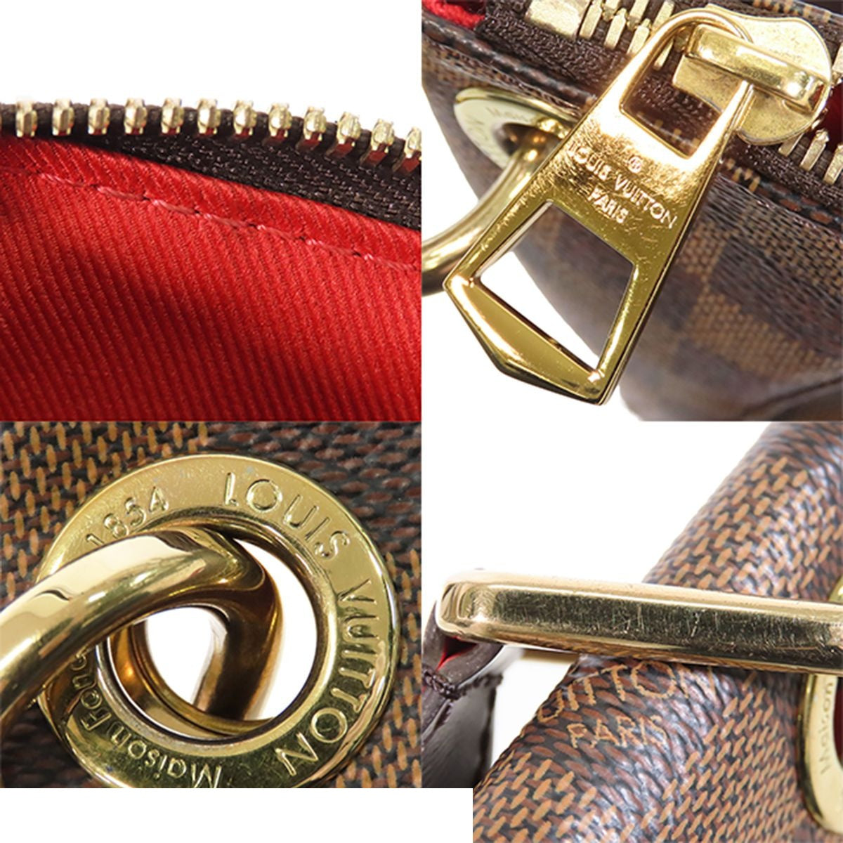 Louis Vuitton South Bank Brown Damier Canvas Shoulder Bag — view 8