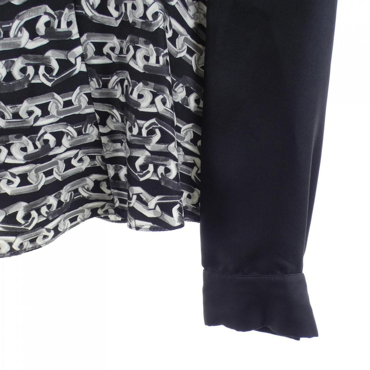 Loewe Shirt Silk Black Beige — view 6