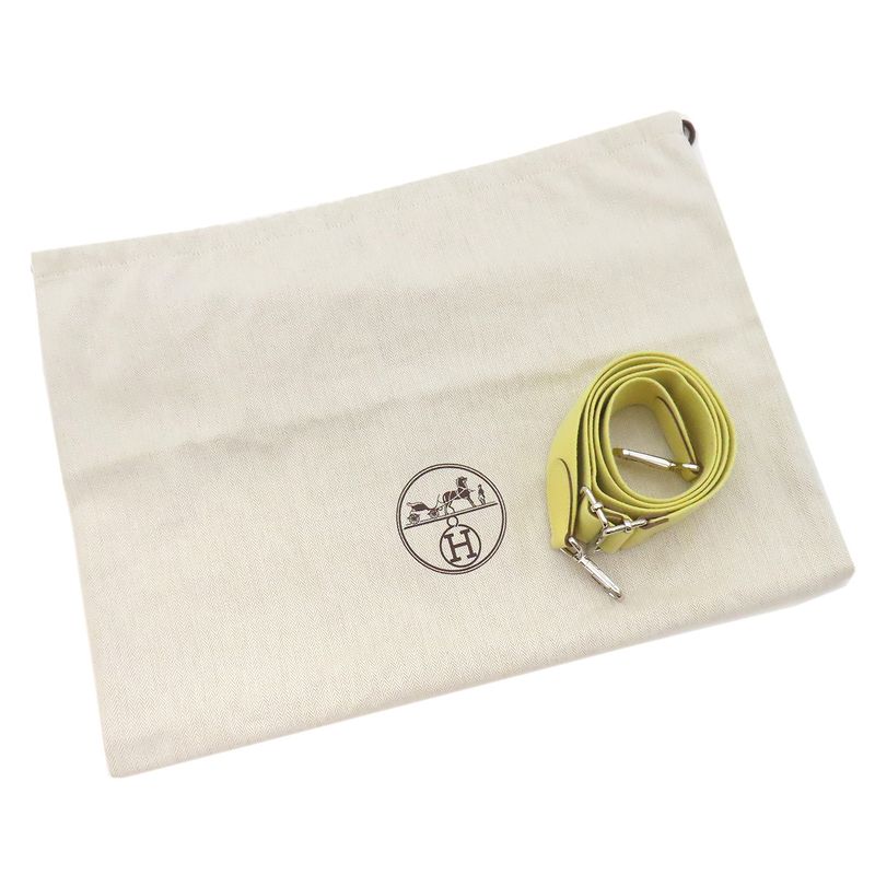 Hermes Shoulder Bag Evelyn 3 PM Vaux-Epson Joanne Pouss in Silver Hardware