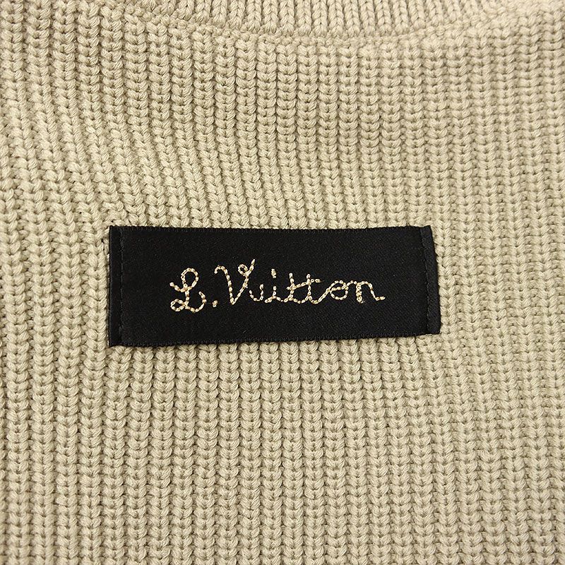 Louis Vuitton Stitched Teddy Crewneck Knit Hkn66wtby S