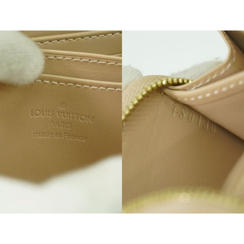 Louis Vuitton Zippy Coin Purse Vernis Leather Case Rose — view 9