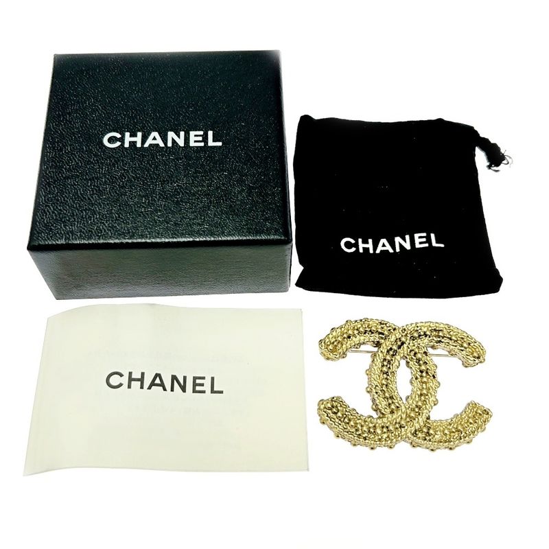 Chanel GP A11a Coco Mark Brooch Ladies Gold 351240 Brooch