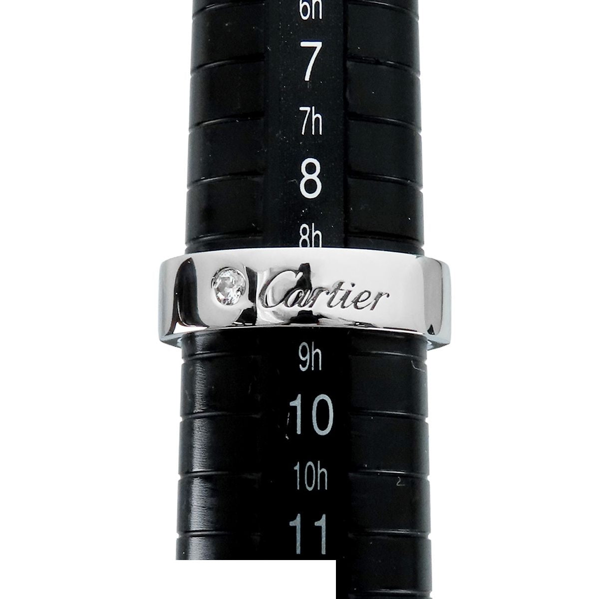 Cartier C de Cartier Ring Platinum Diamond Weddin — view 8