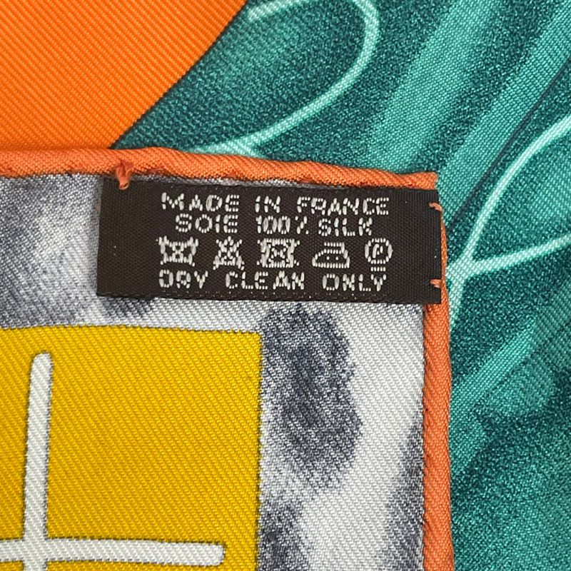 Hermes Carre 90 Silk Scarf Selle D'officier En Grande Tenue Officer's Saddle