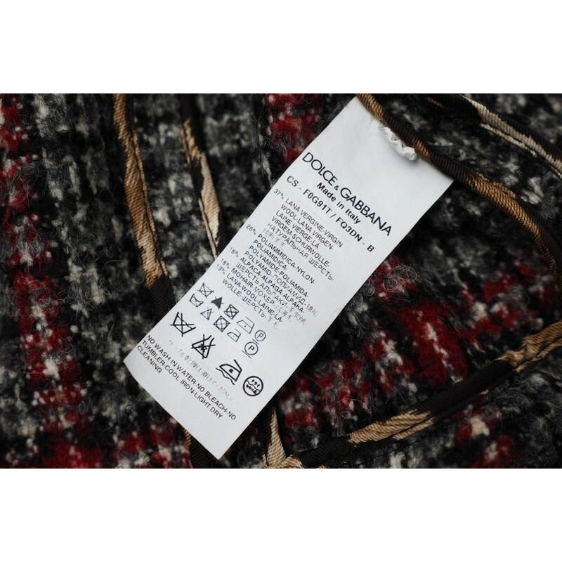 Dolce & Gabbana Coat 38 Chesterfield Long Alpaca — view 7