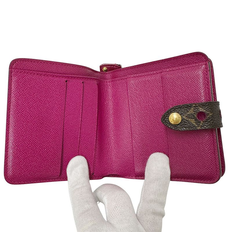 Louis Vuitton Wallets Ladies Branded Trifold Wallet Monogram Canvas Perfot