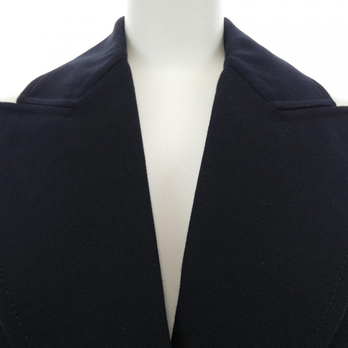 Hermes Long Vest Navy — view 6
