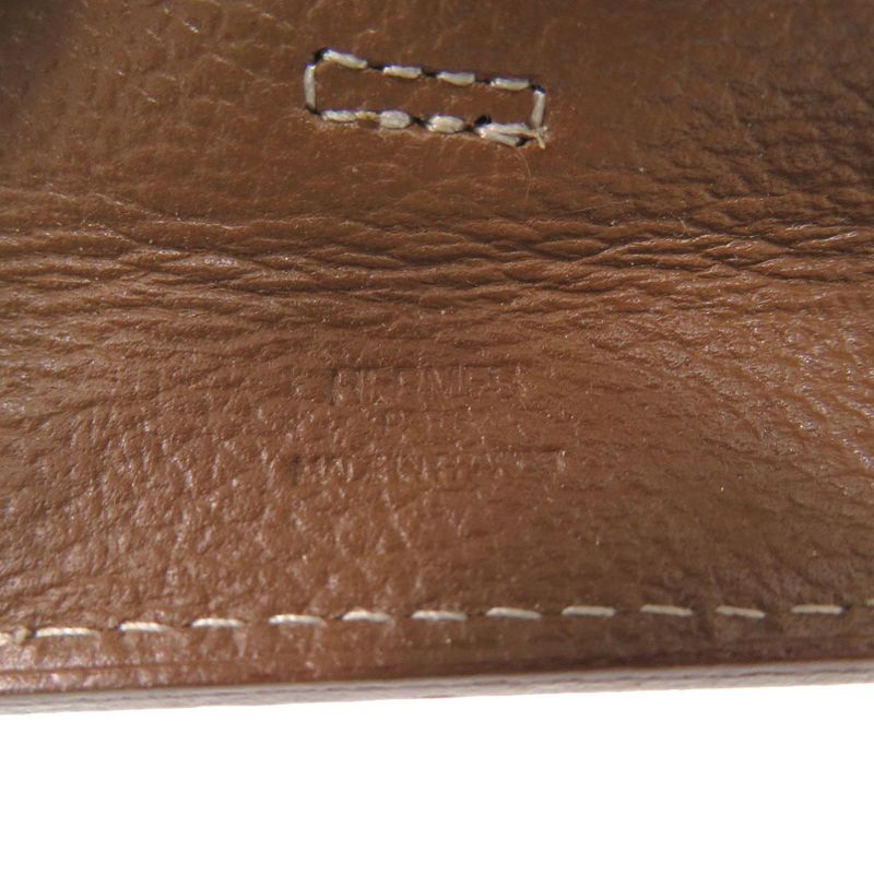 Hermes Omenitu Evercalf Brown Shoulder Bag 1053 Hermes Evercalf