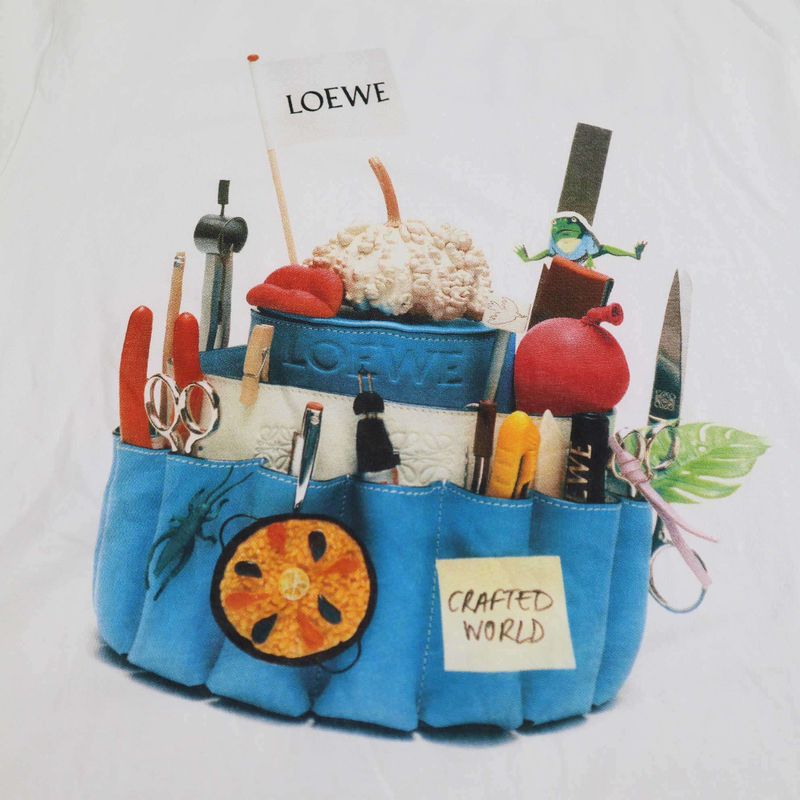 Loewe 2025 Crafted World Limited Edition T-Shirt H988y22x06 White XXS
