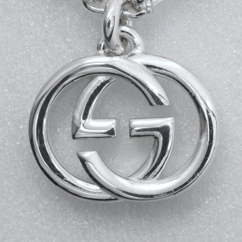 Gucci Interlocking G Silver 925 Unisex 12.1g Bracelet