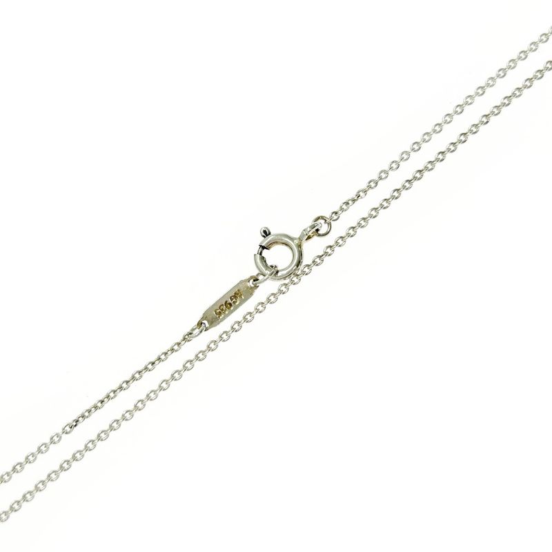 Tiffany & Co Silver Double Drop Heart Necklace 5.0g 925 Engraved 417878 Necklace