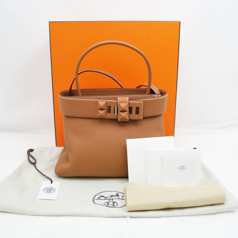 Hermes Medall Shoulder Bag Togo X Swift Gold K Engraved 2025 Manufacture