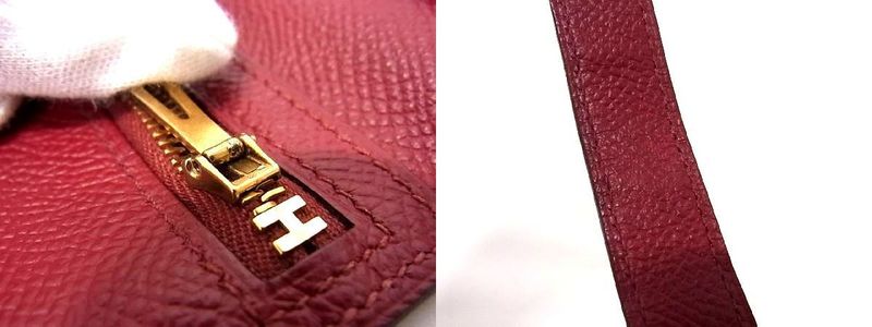 Hermes Bearn Souffle Vaux Epson Gold Hardware Long Wallet Engraved D 2019