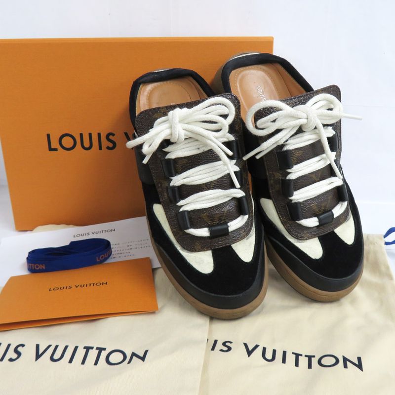Louis Vuitton Ruth Line Sneakers - 1abvq8 Monogram 37.5 Noir Black