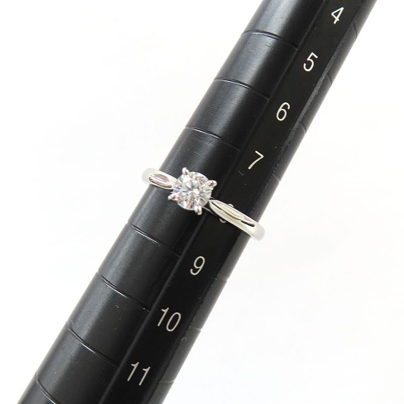Cartier Solitaire Diamond 0.31ct F VS1 EX Ring #48 GIA Certified
