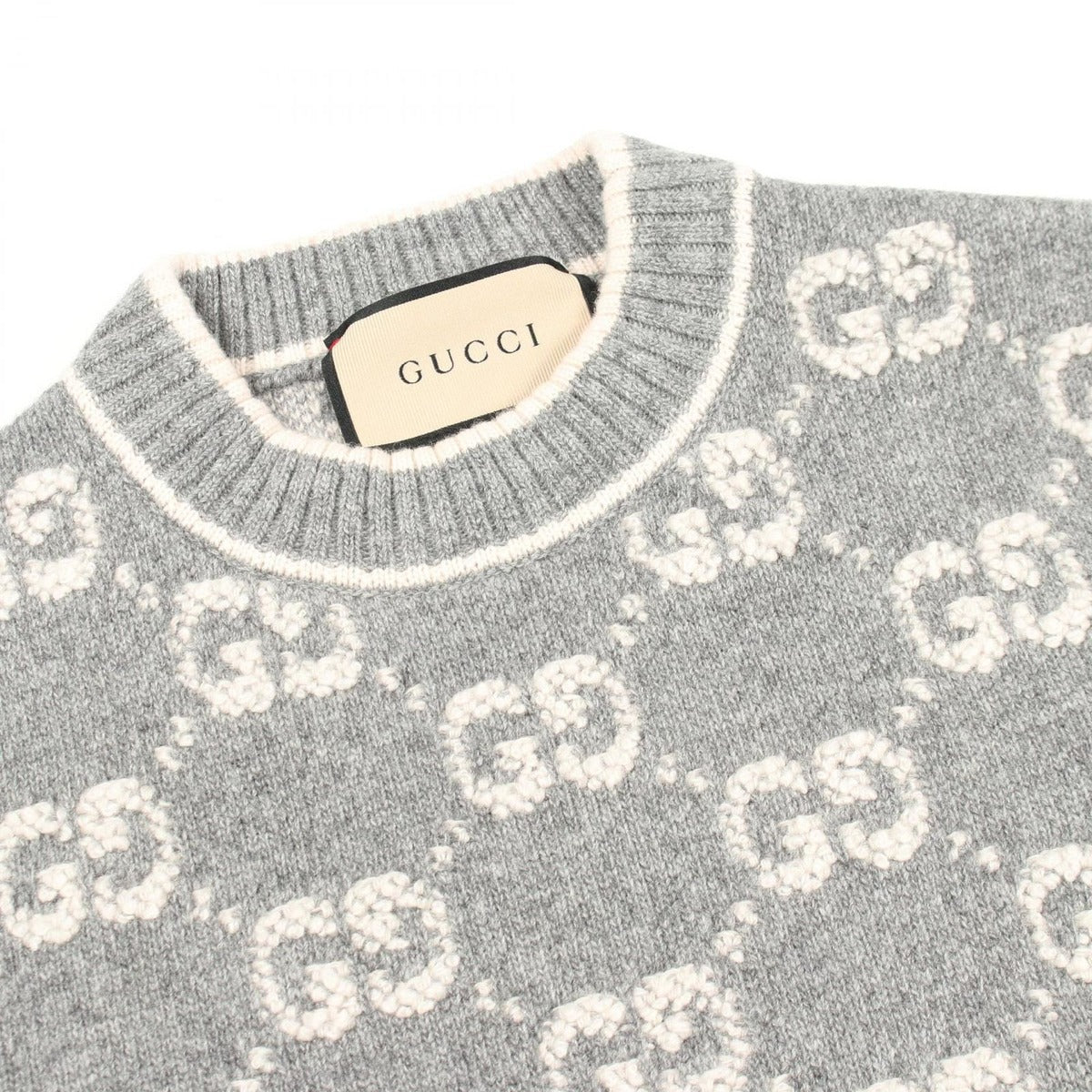 Gucci Knit GG Cles Wool Jacket Sweater — view 5